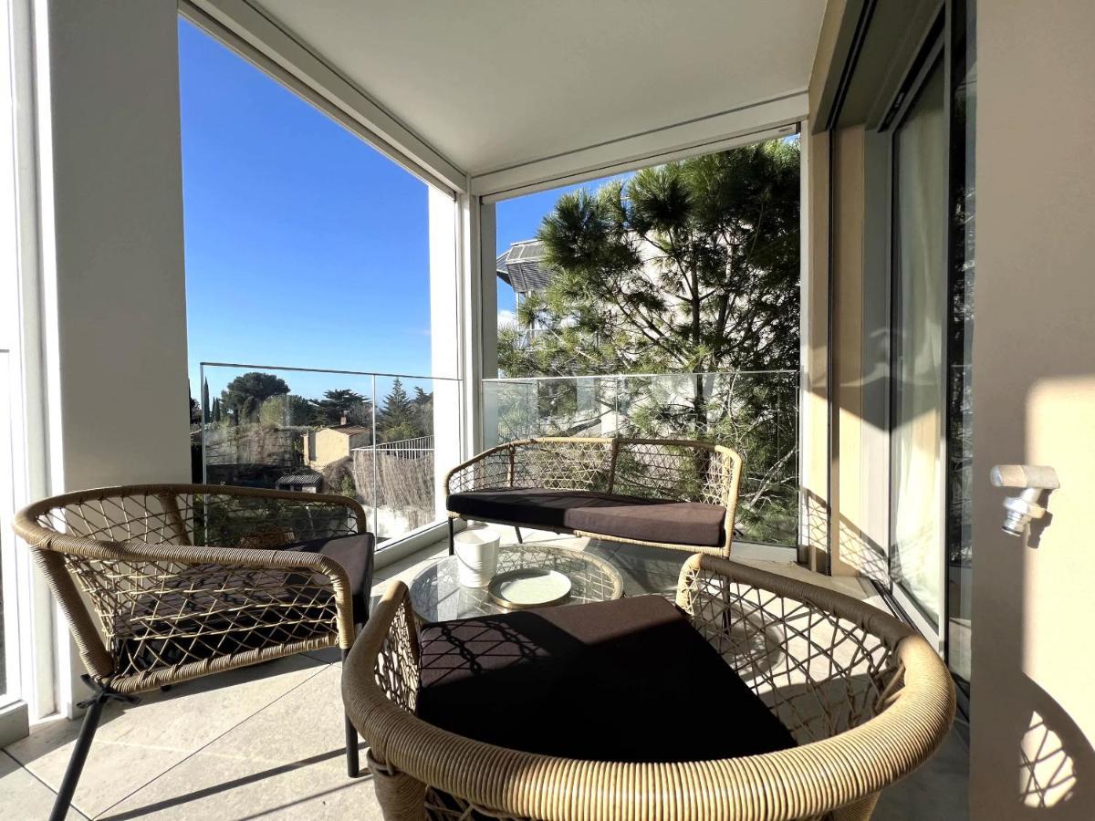 Magnifique 3 Pieces Vue Mer - Eze Lejlighed Eksteriør billede